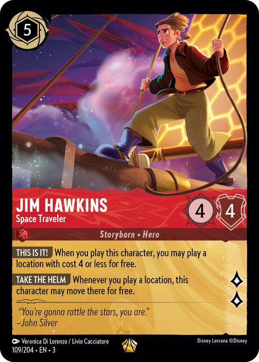 Disney Lorcana: Jim Hawkins - Space Traveler card image