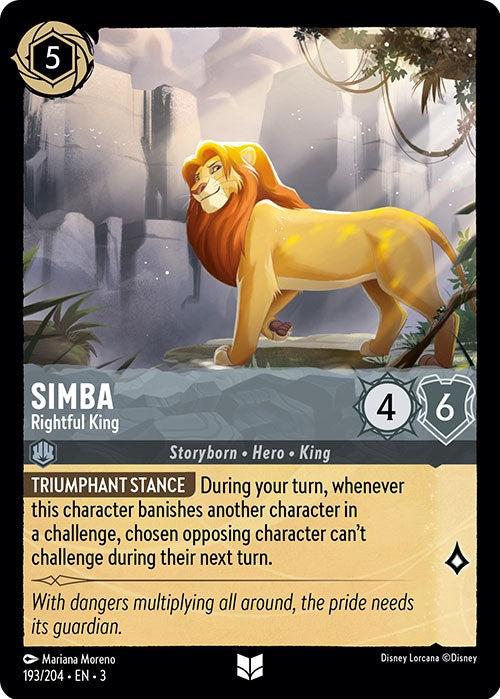 Disney Lorcana: Simba - Rightful King card image