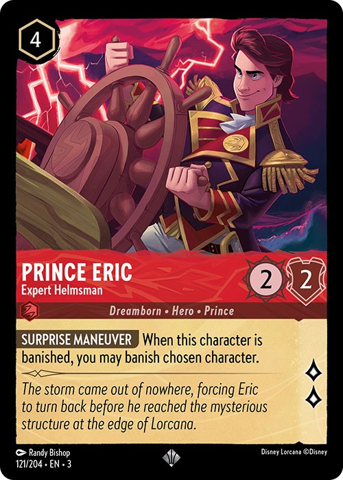 Disney Lorcana: Prince Eric - Expert Helmsman card image