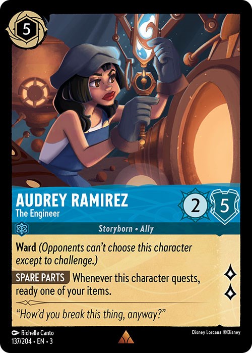 Disney Lorcana: Audrey Ramirez - The Engineer card image