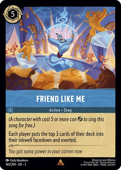 Disney Lorcana: Friend Like Me card image