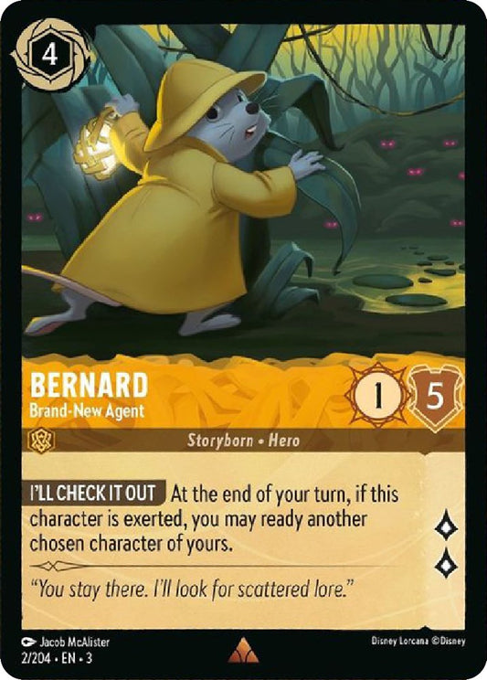 Disney Lorcana: Bernard - Brand-New Agent card image