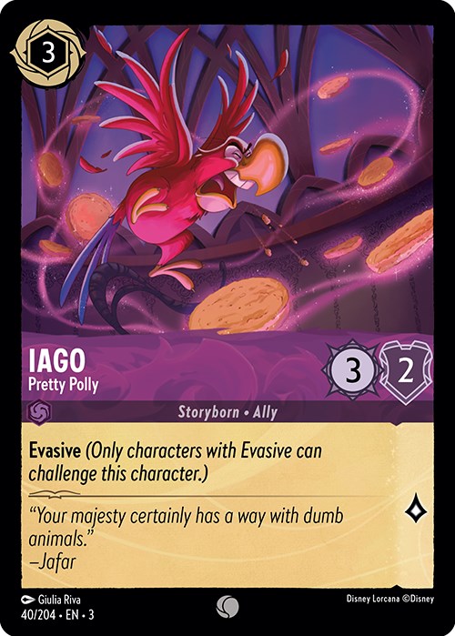 Disney Lorcana: Iago - Pretty Polly card image