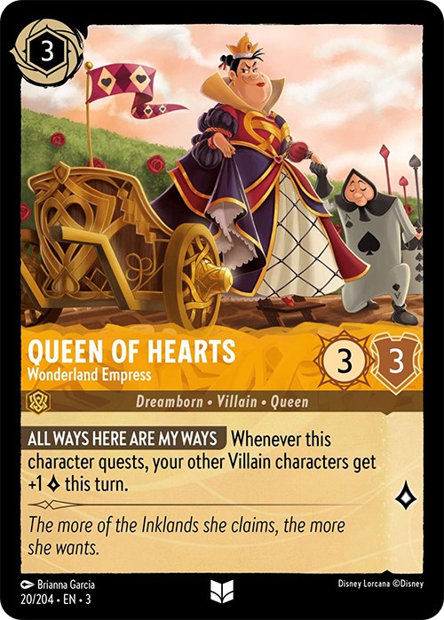 Disney Lorcana: Queen of Hearts - Wonderland Empress card image