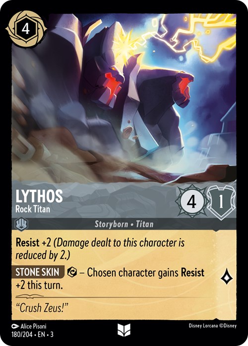 Disney Lorcana: Lythos - Rock Titan card image