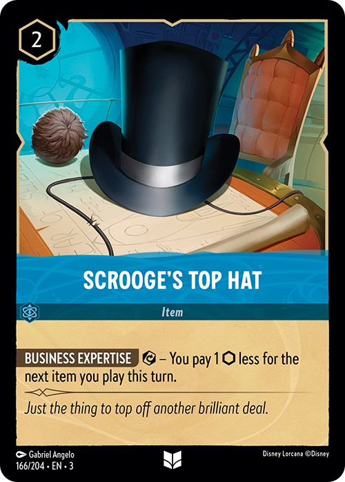 Disney Lorcana: Scrooge's Top Hat card image