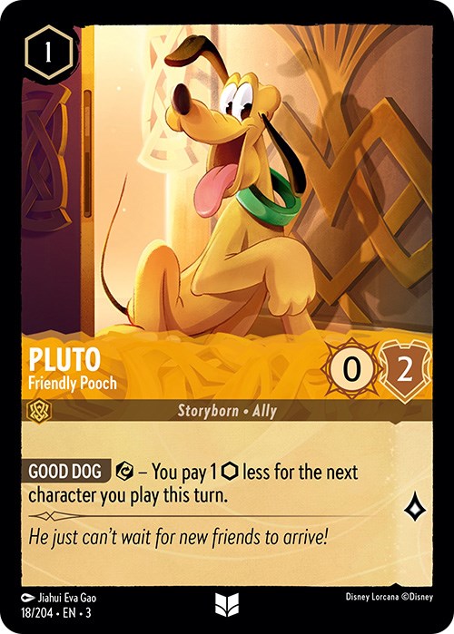 Disney Lorcana: Pluto - Friendly Pooch card image