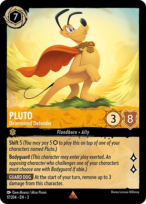 Disney Lorcana: Pluto - Determined Defender card image