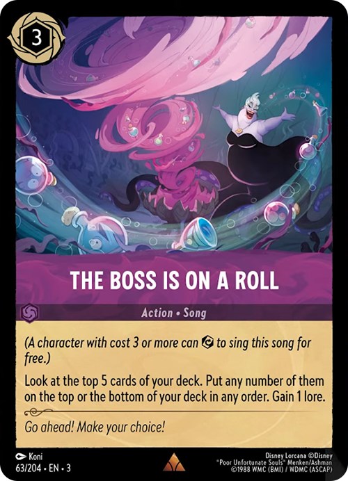 Disney Lorcana: The Boss is on a Roll card image