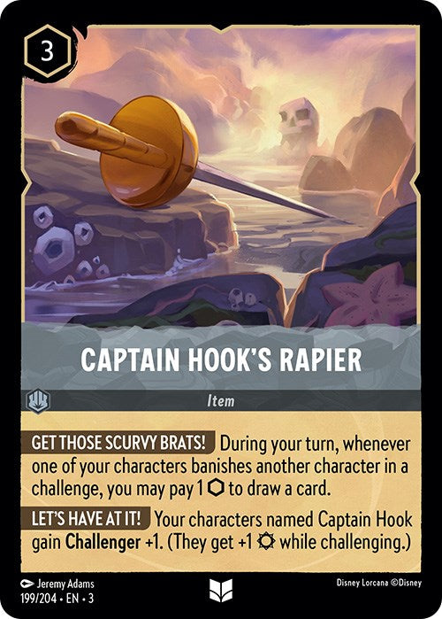 Disney Lorcana: Captain Hook's Rapier card image