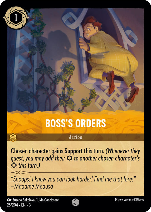 Disney Lorcana: Boss's Orders card image