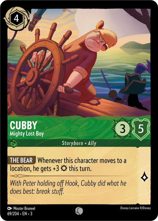 Disney Lorcana: Cubby - Mighty Lost Boy card image