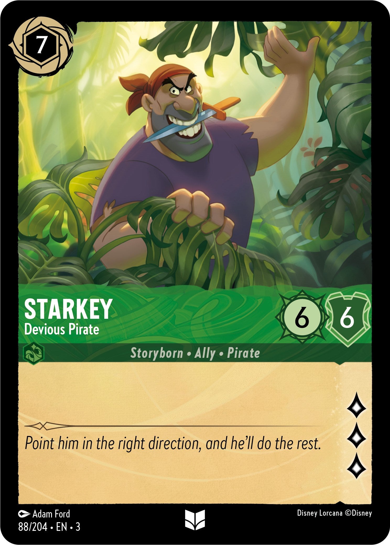 Disney Lorcana: Starkey - Devious Pirate card image