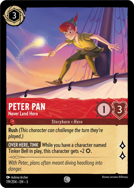 Disney Lorcana: Peter Pan - Never Land Hero card image