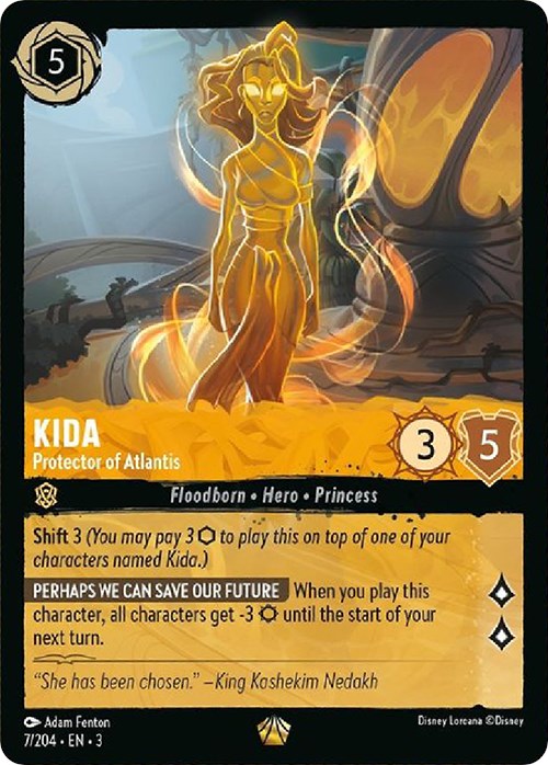 Disney Lorcana: Kida - Protector of Atlantis card image