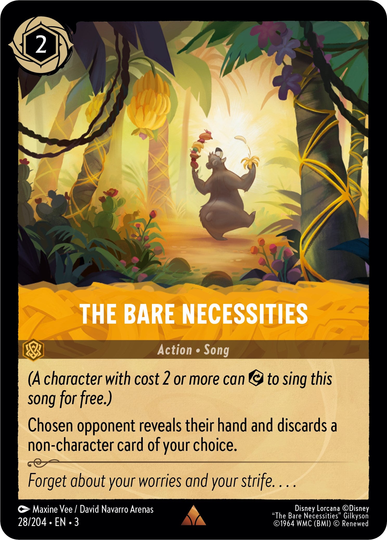 Disney Lorcana: The Bare Necessities card image