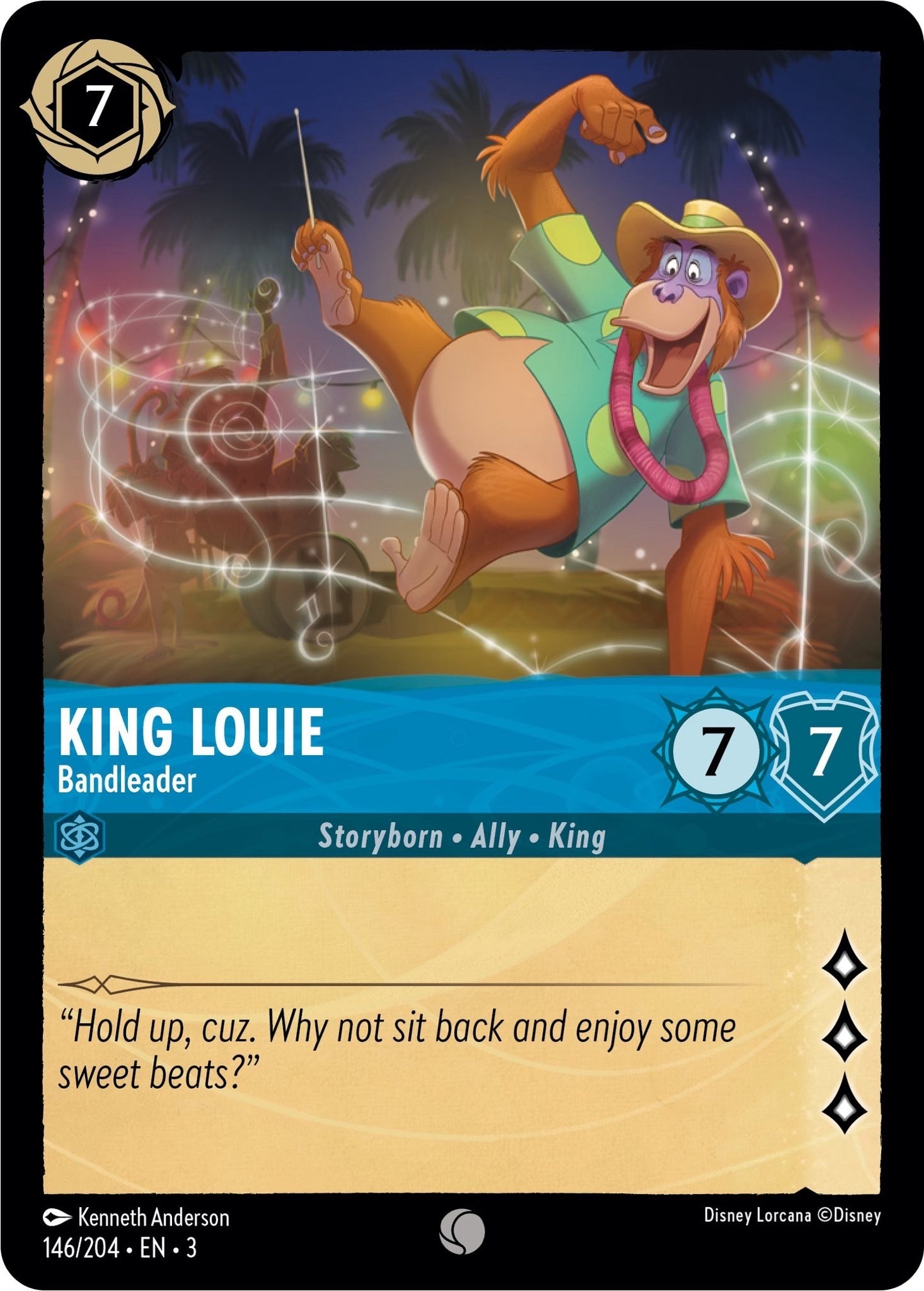 Disney Lorcana: King Louie - Bandleader card image