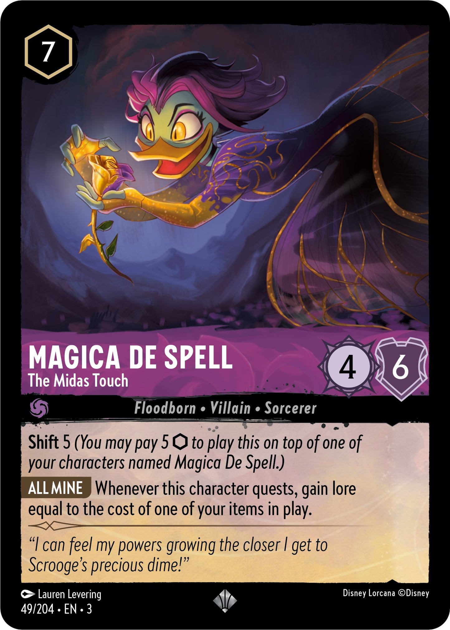 Disney Lorcana: Magica De Spell - The Midas Touch card image