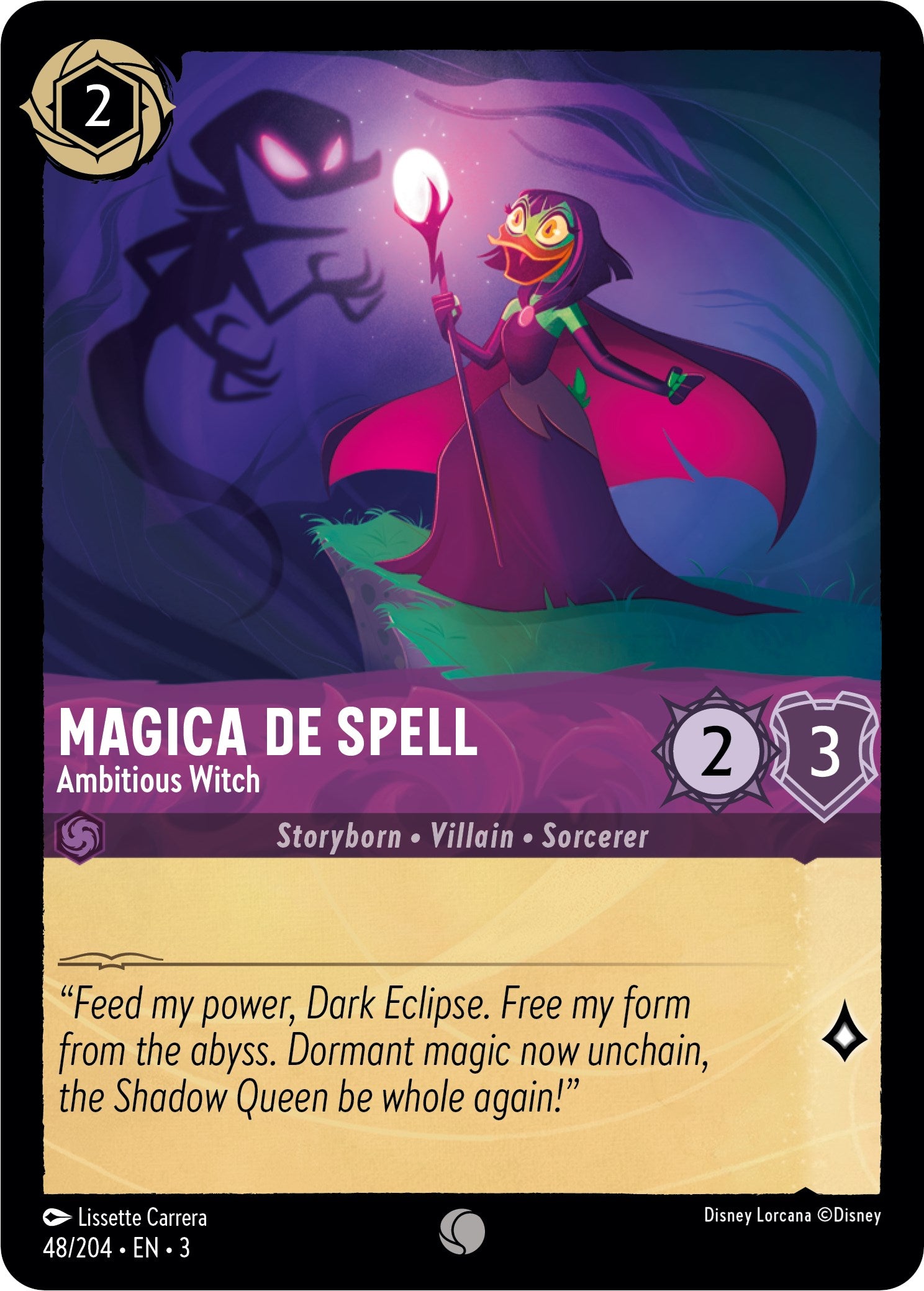 Disney Lorcana: Magica De Spell - Ambitious Witch card image