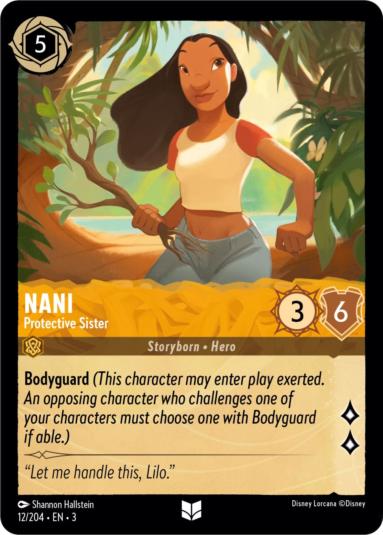 Disney Lorcana: Nani - Protective Sister card image