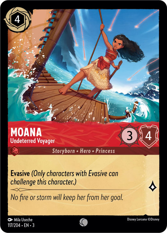 Disney Lorcana: Moana - Undeterred Voyager card image