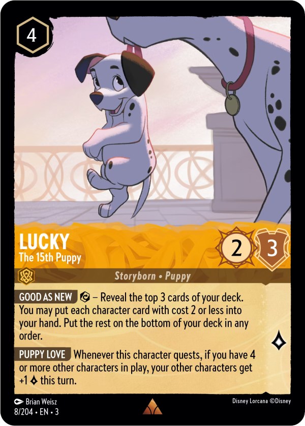 Disney Lorcana: Lucky - The 15th Puppy card image