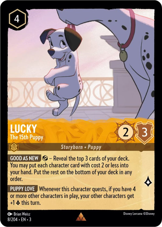 Disney Lorcana: Lucky - The 15th Puppy card image