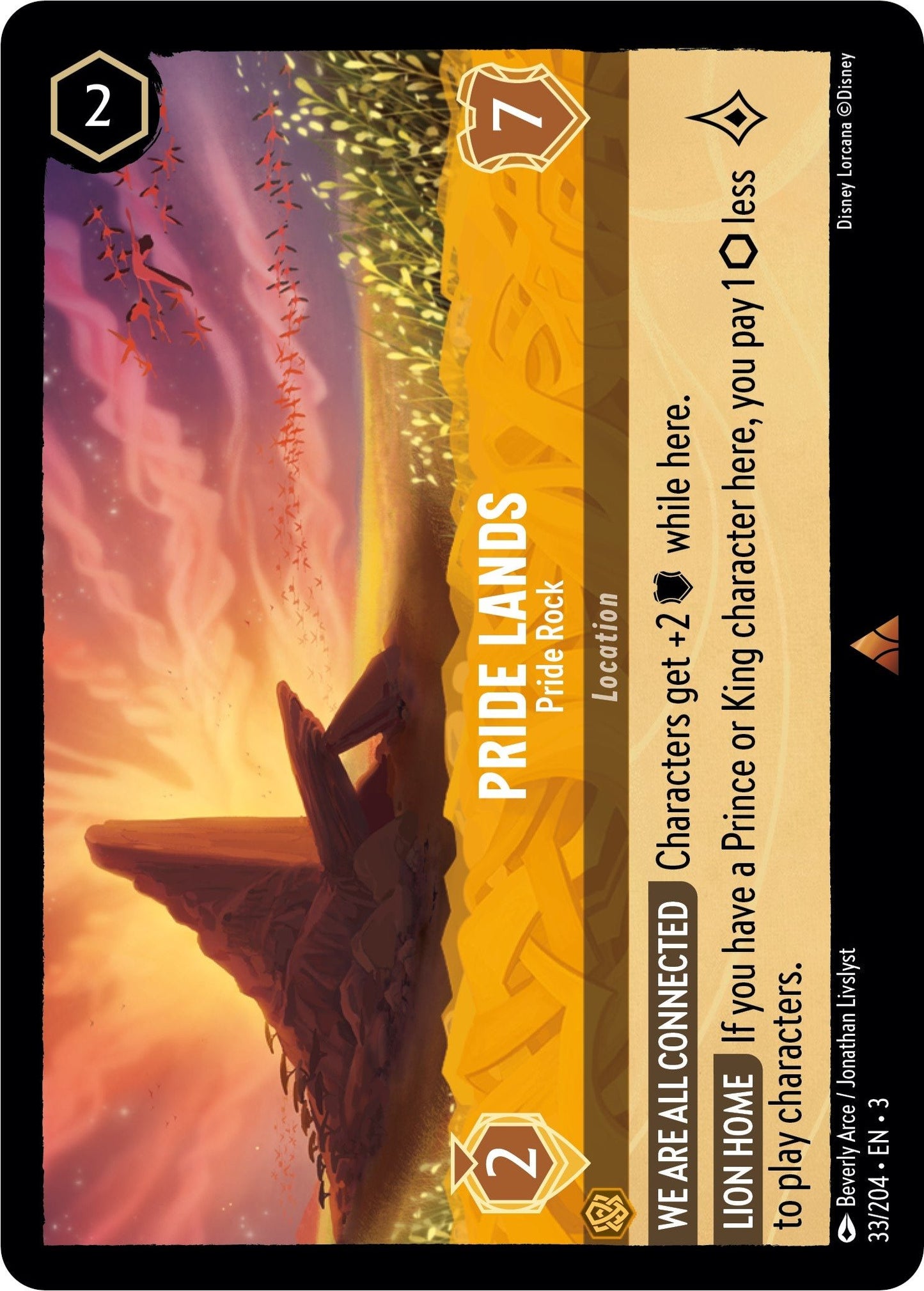 Disney Lorcana: Pride Lands - Pride Rock card image