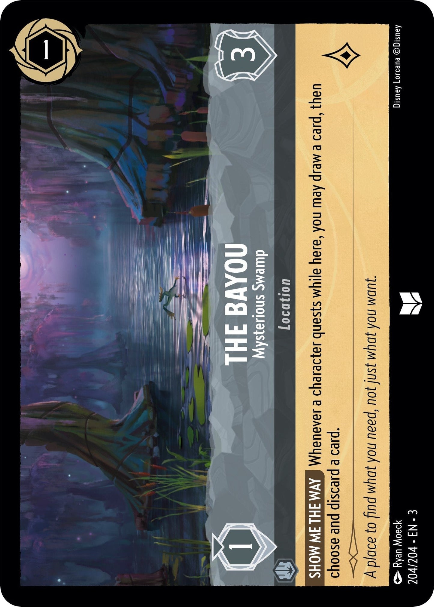 Disney Lorcana: The Bayou - Mysterious Swamp card image