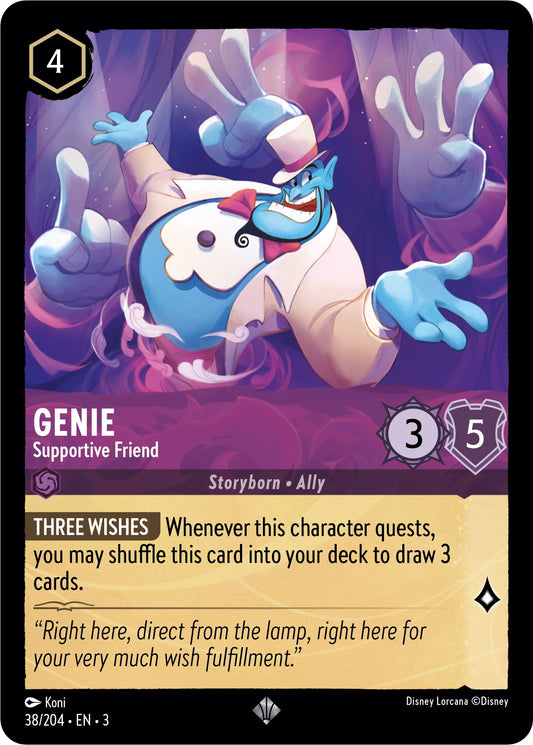 Disney Lorcana: Genie - Supportive Friend card image