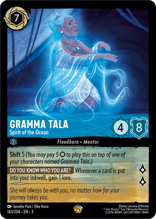 Disney Lorcana: Gramma Tala - Spirit of the Ocean card image