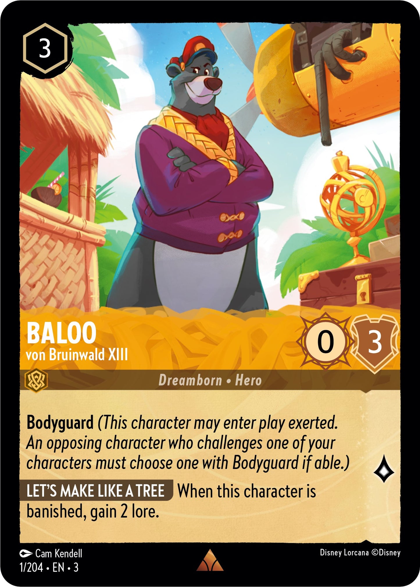 Disney Lorcana: Baloo - von Bruinwald XIII card image