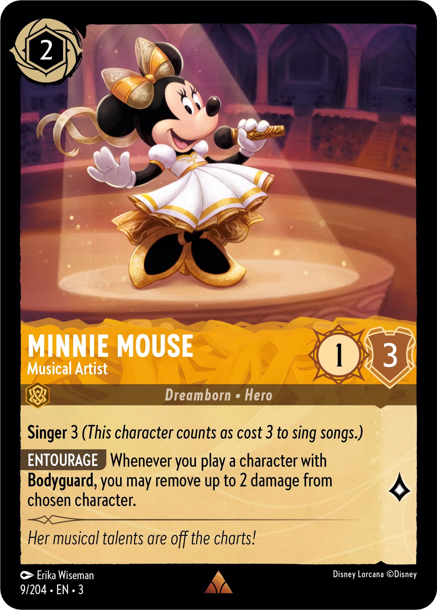 Disney Lorcana: Minnie Mouse - Musical Artist card image