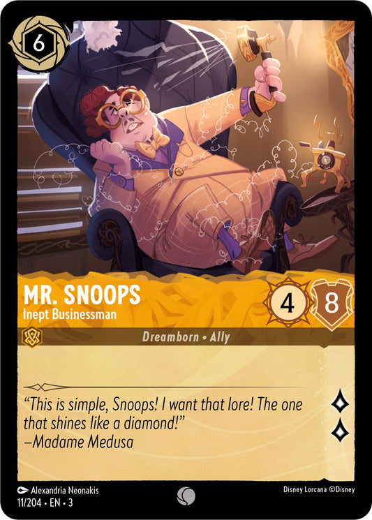 Disney Lorcana: Mr. Snoops - Inept Businessman card image