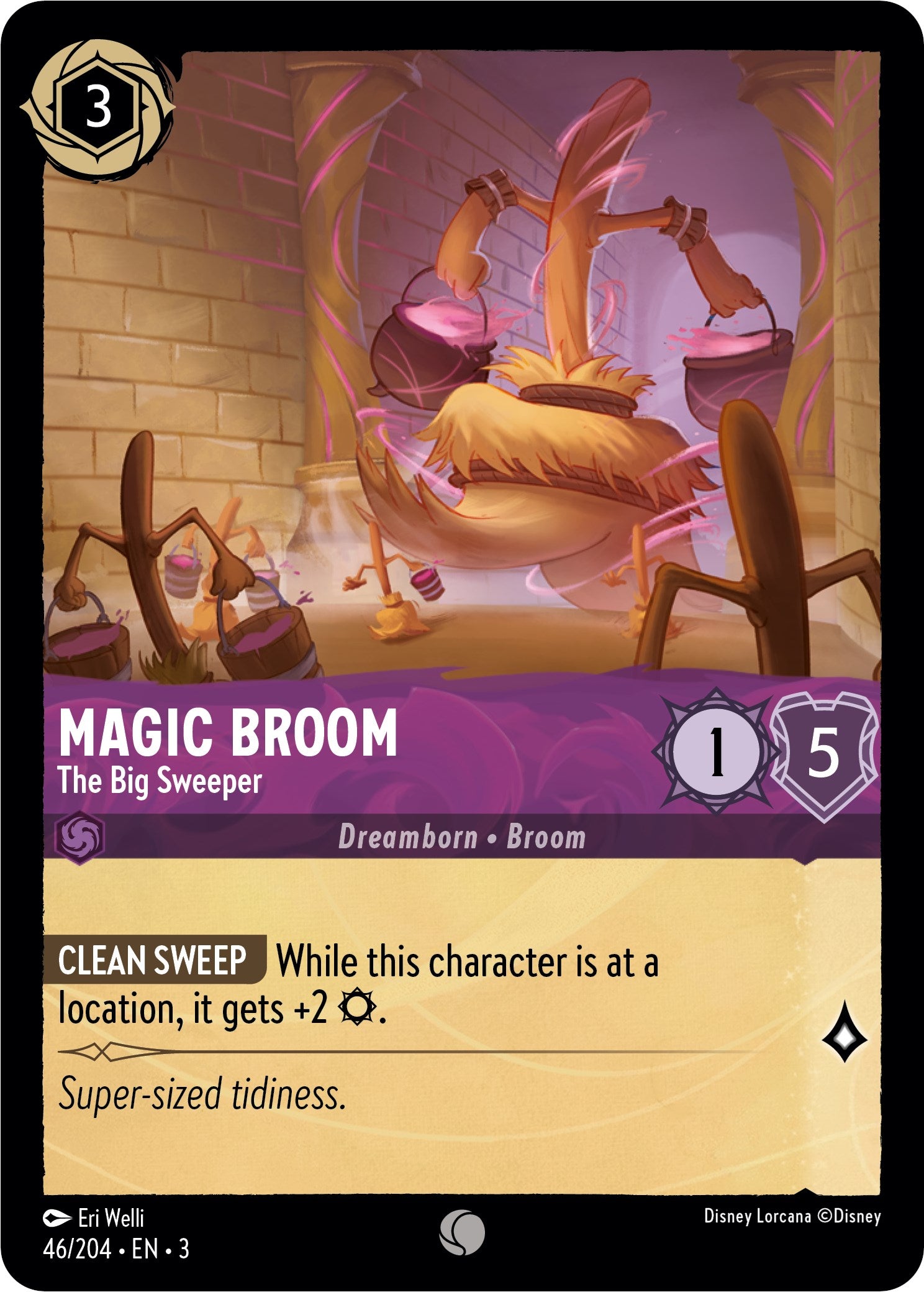 Disney Lorcana: Magic Broom - The Big Sweeper card image