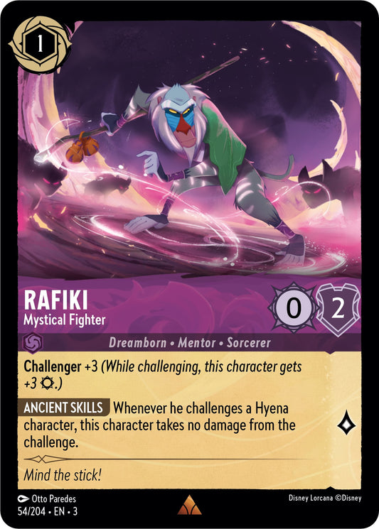 Disney Lorcana: Rafiki - Mystical Fighter card image