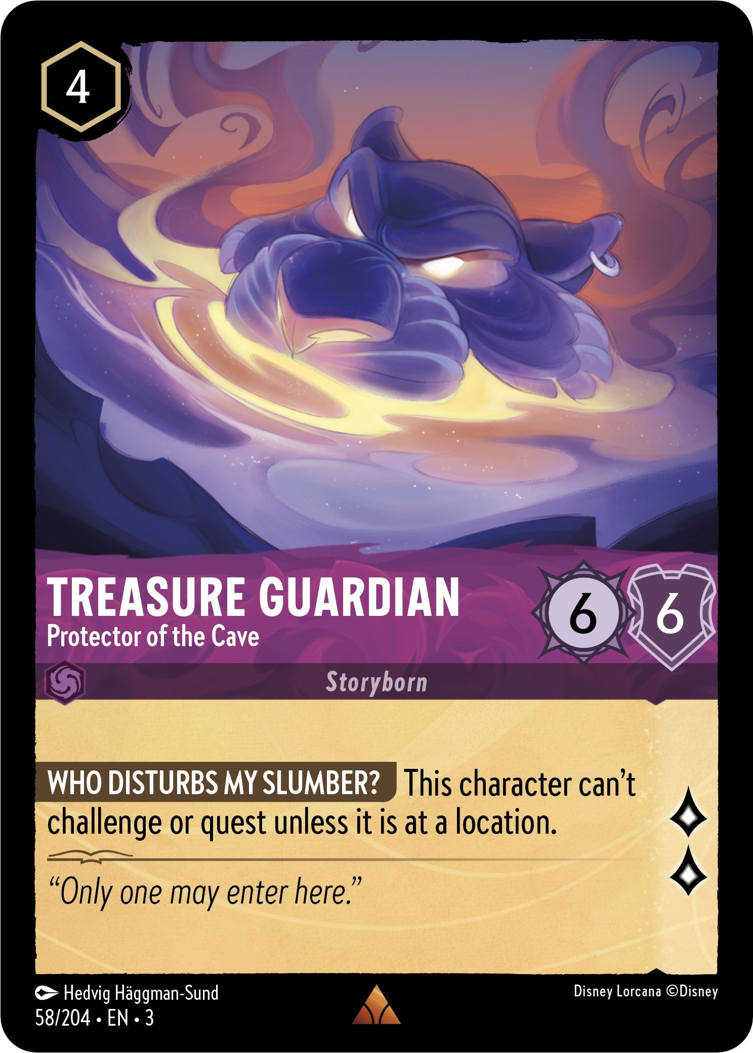 Disney Lorcana: Treasure Guardian - Protector of the Cave card image