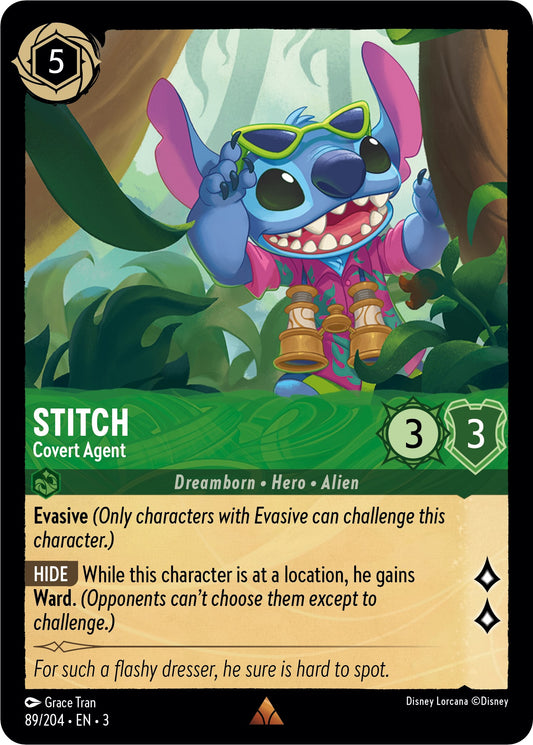 Disney Lorcana: Stitch - Covert Agent card image