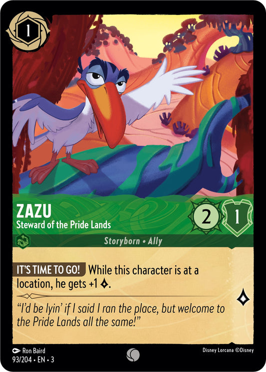 Disney Lorcana: Zazu - Steward of the Pride Lands card image