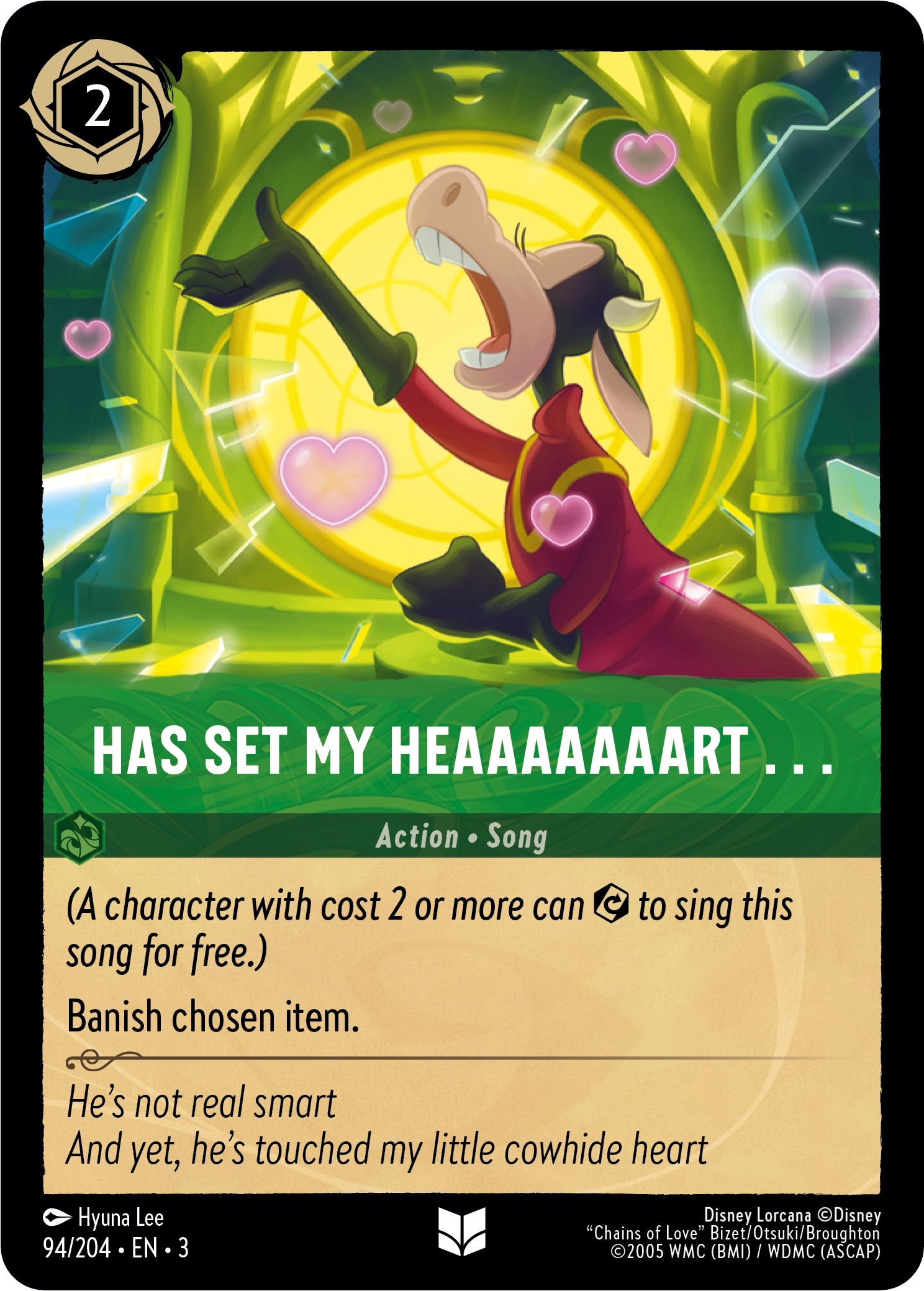 Disney Lorcana: Has Set My Heaaaaaaart . . . card image