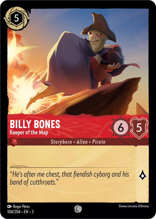 Disney Lorcana: Billy Bones - Keeper of the Map card image