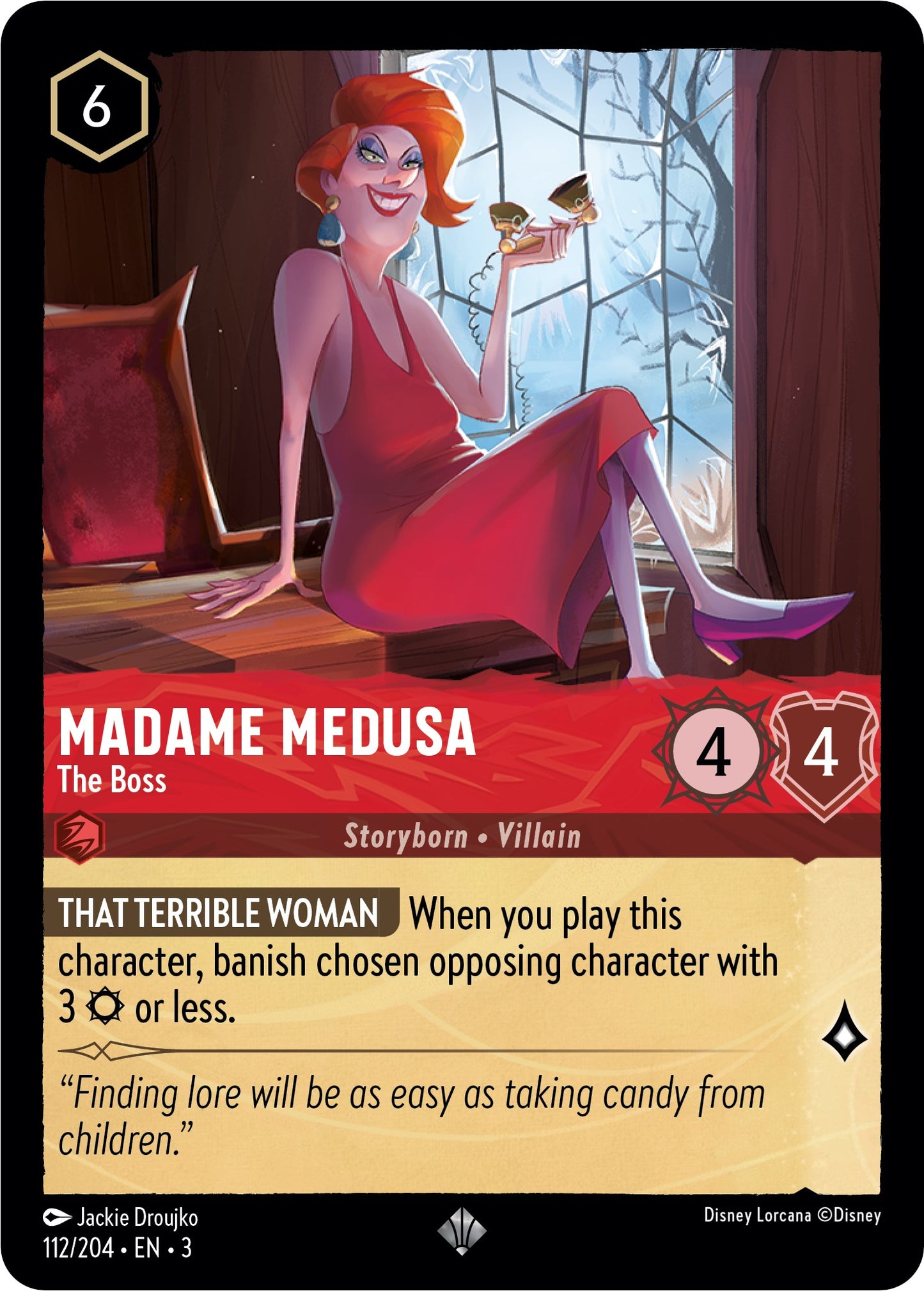 Disney Lorcana: Madame Medusa - The Boss card image