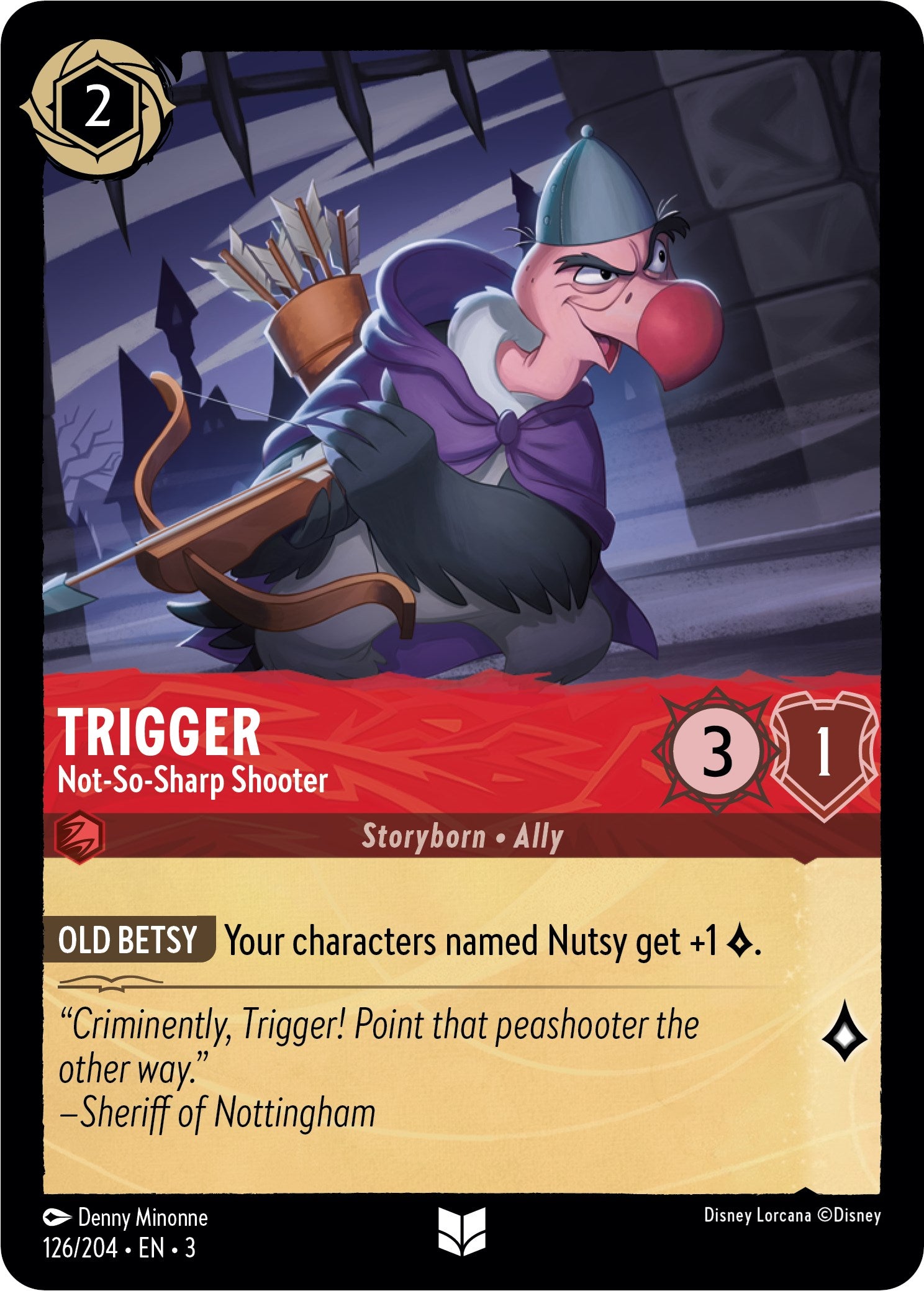 Disney Lorcana: Trigger - Not-So-Sharp Shooter card image