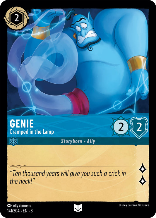 Disney Lorcana: Genie - Cramped in the Lamp card image