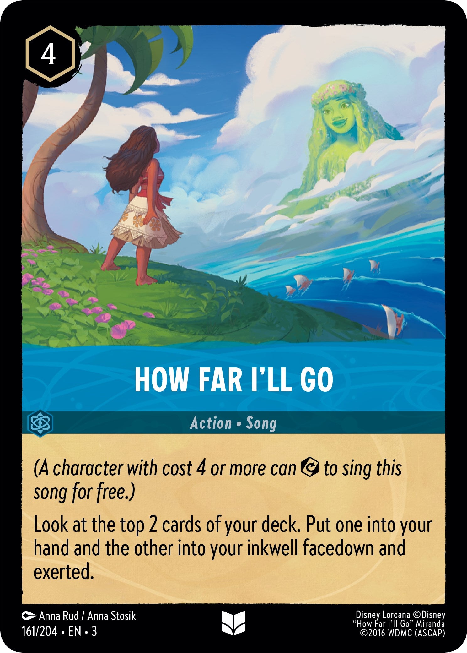 Disney Lorcana: How Far I'll Go card image