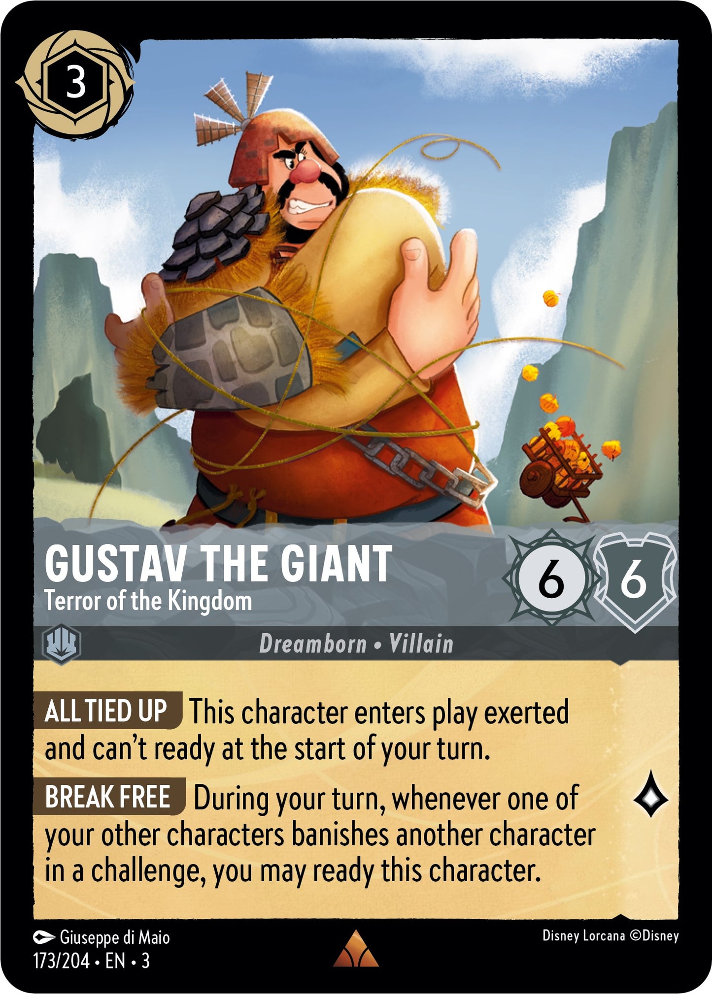 Disney Lorcana: Gustav the Giant - Terror of the Kingdom card image