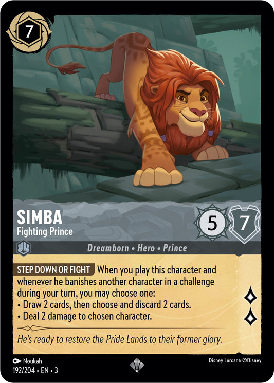 Disney Lorcana: Simba - Fighting Prince card image