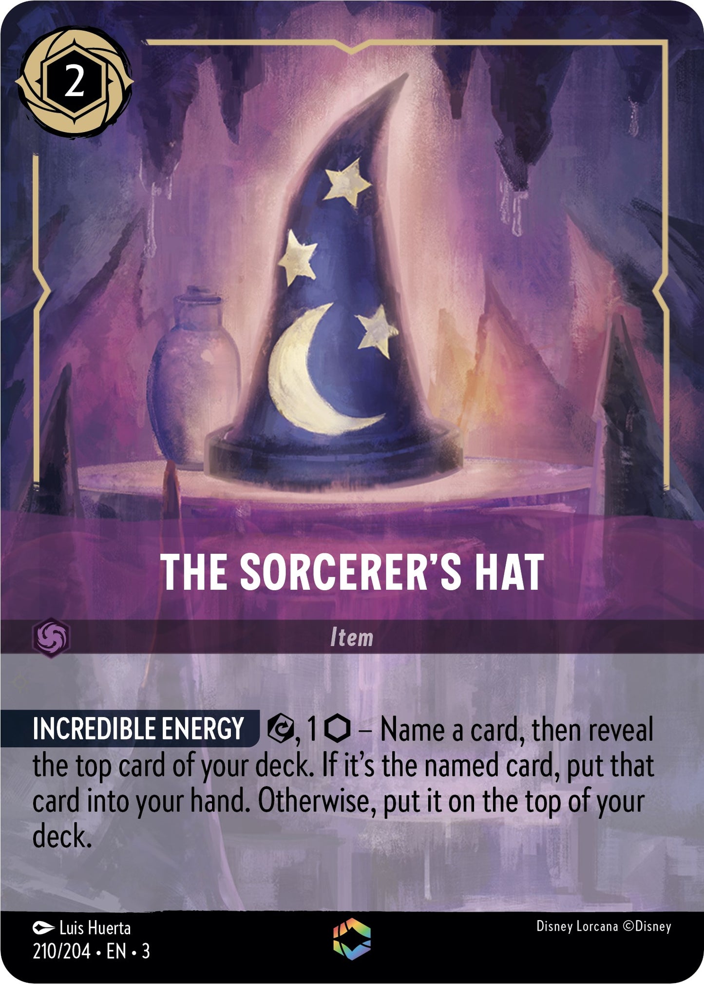 Disney Lorcana: The Sorcerer's Hat (Enchanted) card image