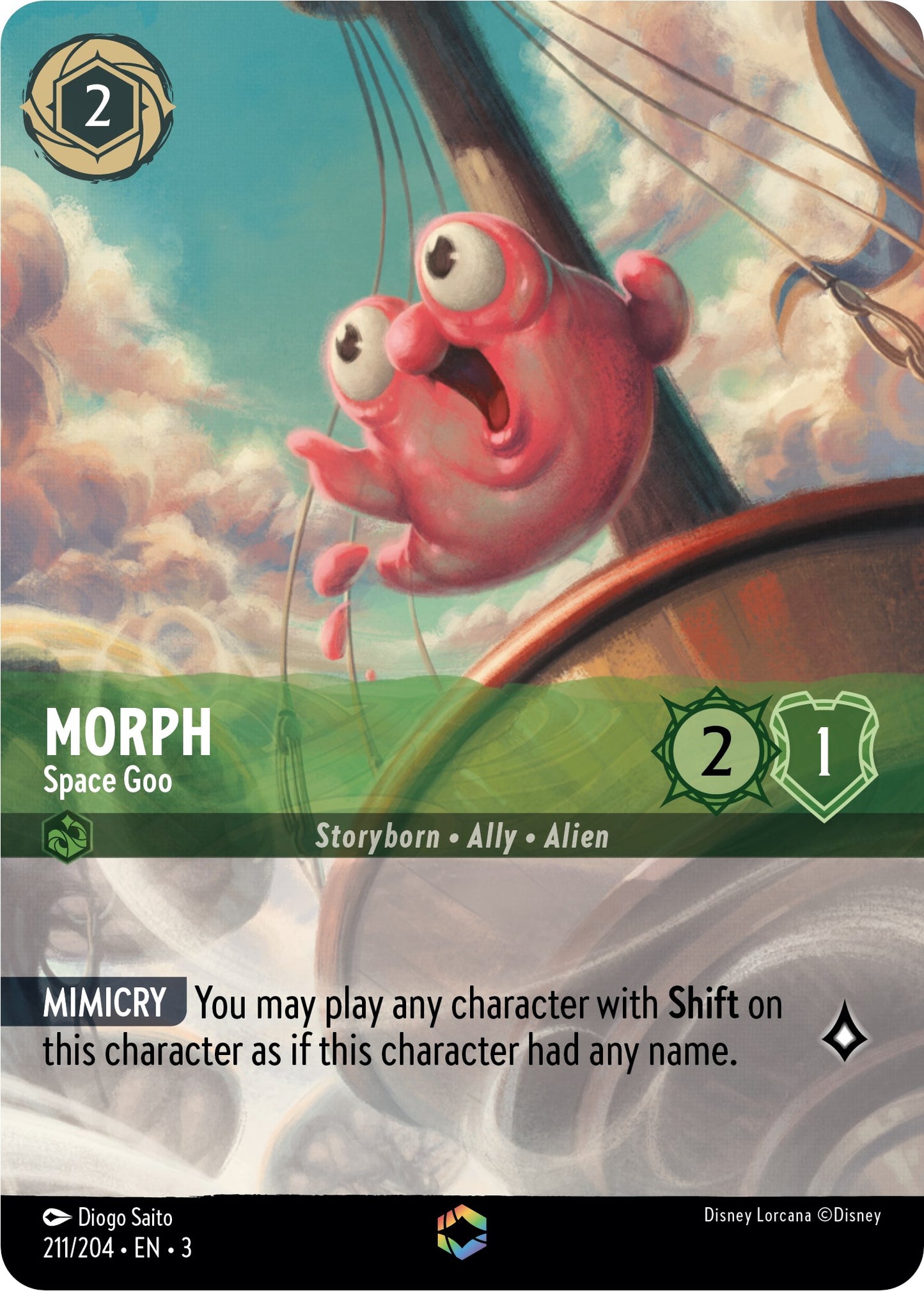 Disney Lorcana: Morph - Space Goo (Enchanted) card image