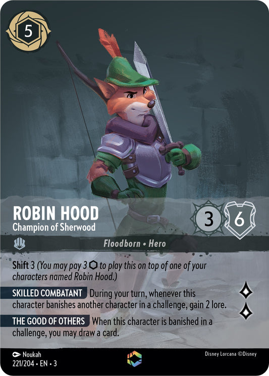 Disney Lorcana: Robin Hood - Champion of Sherwood (Enchanted) card image